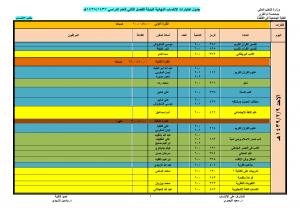 جدول الاختبارات البديلة بالكلية الجامعية بالقنفذة لطلاب الانتساب للفصل الدراسي الأول 1438/1439هـ